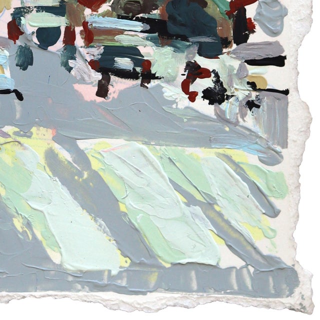 Ventura Boulevard - Original Los Angeles Cityscape Mixed Media Painting on Paper by Kellie Newsome For Sale - Image 4 of 6