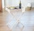Wood Artifacts Rattan Butler Tray Table in White Wash - 25.5" For Sale - Image 7 of 10