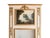 18th Century French Louis XVI Giltwood Painted Trumeau Mirror For Sale - Image 4 of 9