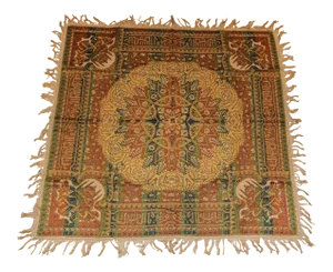 Vintage Moorish Wall Hanging Tapestry with Arabic Writing