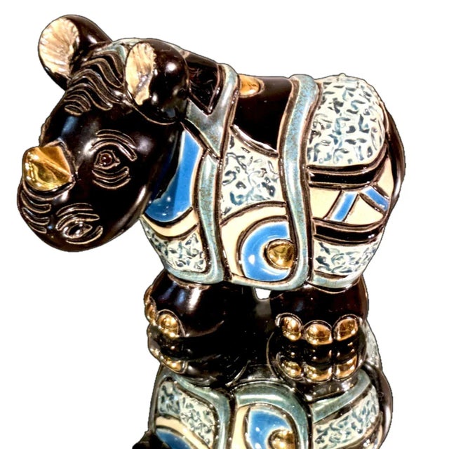 Figurative Trio Lot of of DeRosa Rinconada Collectible by Hand Sculptures From Uruguay 2007 -2014 For Sale - Image 3 of 12