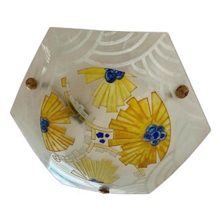 Vintage French Art Deco Pendant Light, 1920s For Sale