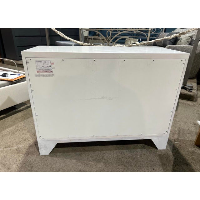 Modern Lexington White Wood Avondale Chest of Drawers For Sale - Image 3 of 6