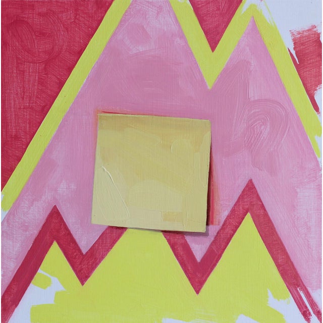 Remember Date Night by Felicia Forte | Oil Painting of abstract shapes and colors For Sale