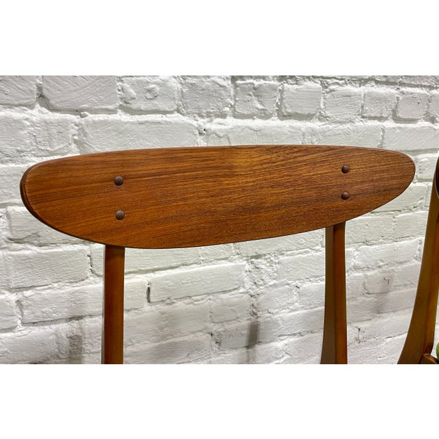 1960s Mid Century Modern Teak Danish Dining Chairs by Farstrup Mobler, Set of Five For Sale - Image 5 of 12