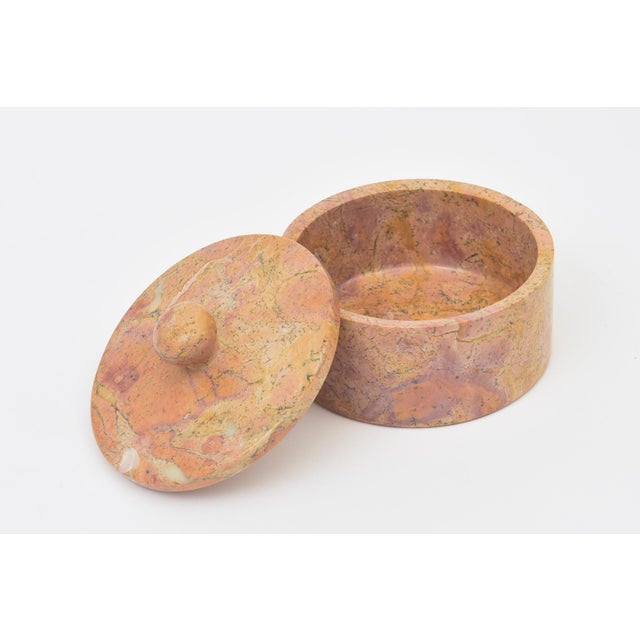 Mid-Century Modern Vintage 1950's Soapstone Jewelry or Keepsake Box For Sale - Image 3 of 10