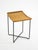 Mid-Century Modern Rattan Stool with Black Iron Frame, 1950s For Sale - Image 9 of 18