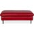 Loop Stool in Red Leather from Willi Schillig For Sale - Image 6 of 8