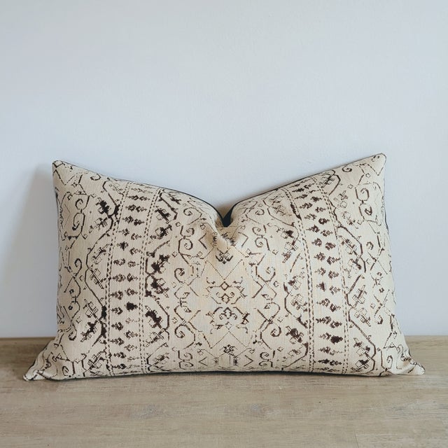 Soane Britain Symi Chestnut 16x24" Lumbar Pillow For Sale - Image 4 of 5