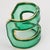 Green Lucite and Brass Cuff Bangle Bracelet For Sale - Image 10 of 16