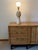 Hollywood Regency Vintage Hollywood Regency Carved Artichoke Table Lamps, Pair With Ribbed Milk Glass Globes For Sale - Image 3 of 9
