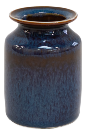 Blue Ceramic Vase by Carl-Harry Stålhane for Rörstrand, Sweden, 1960s