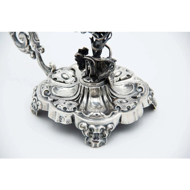 Silver Paddle with Vine Reliefs, in Very Good conditions. Designed before 1890 This piece has an attribution mark, I am...