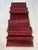 Textile Red and Navy Tribal Geometric Runner Rug, 2'9" X 15'6" For Sale - Image 7 of 17