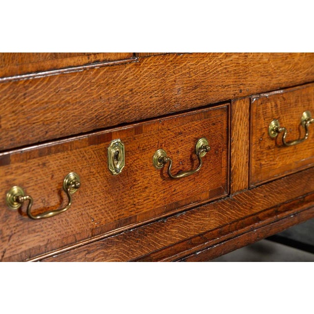 George III English Oak Mule Chest, 1780 For Sale - Image 6 of 17