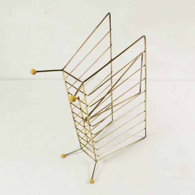 Gold Modernist Newspaper Magazine, 1960s For Sale - Image 8 of 11