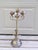 Vintage Italian Florentine Art Nouveau Candelabra Candle Holder Mirror For Sale - Image 11 of 18