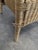 Wood Brown Rattan Armchairs, 1950s, Set of 2 For Sale - Image 7 of 8