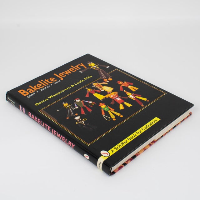 Bakelite Jewelry, Good - Better - Best, English book by Donna Wassertrom and Leslie Pina, 1997. Bakelite jewelry was...