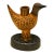 Mid-Century j.c. Seagraves Pottery Bird Flower Holder and Candlestick For Sale