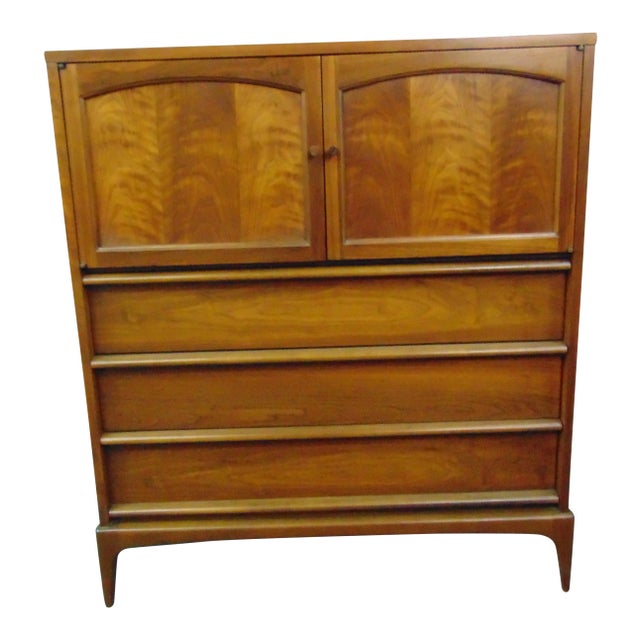 Lane Mid Century Modern Walnut Gentleman’s Chest Chairish