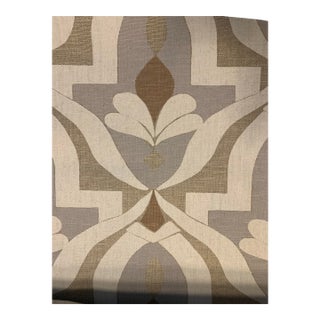 Serena Dugan Fenn Dove/ Oatmeal Fabric (7 Yrds.) For Sale