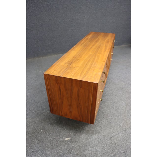 Drexel Declaration Walnut Credenza by Kipp Stewart & Stewart MacDougall For Sale - Image 14 of 14