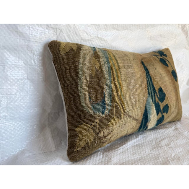 16th Century Brussels Verdure Tapestry Pillow For Sale - Image 4 of 7