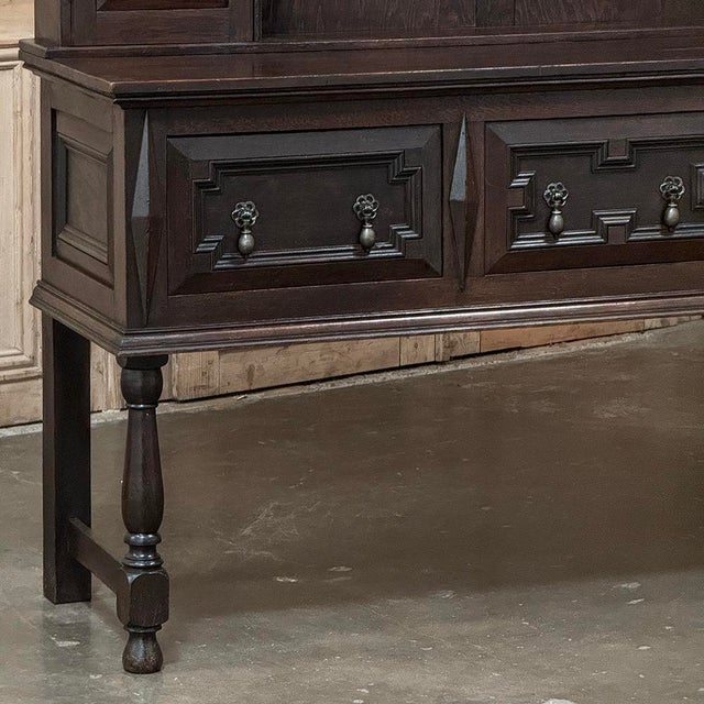 Vintage Welsh Oak Sideboard, Hand-Crafted, British Colonial, Mid-1900s For Sale - Image 12 of 18