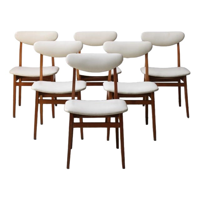 Nordic Chairs, 1950s, Set of 6 For Sale