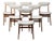 Nordic Chairs, 1950s, Set of 6 For Sale