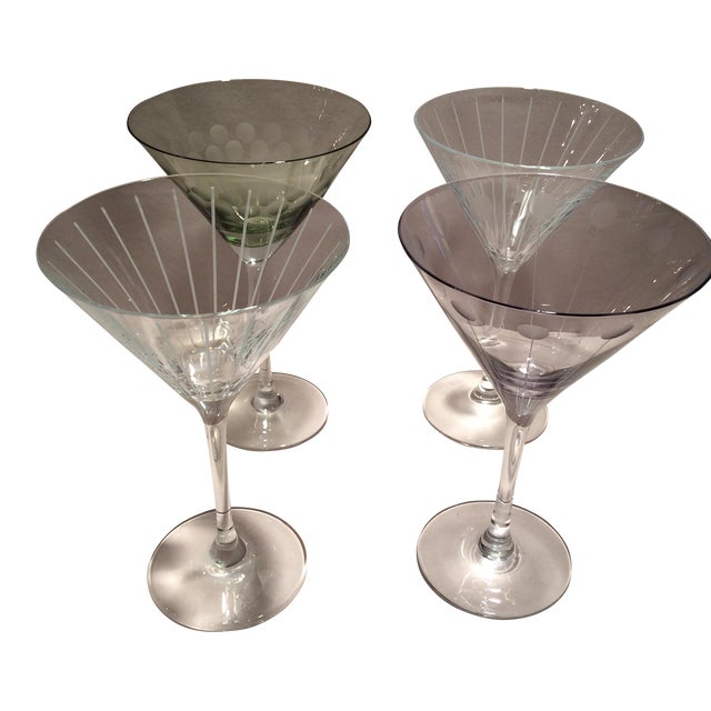 Vintage Mikasa Martini Glasses Set of 4 Chairish