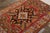 Tribal Hand-Knotted Antique Kirsehir Rug in Red Gold Medallion Tribal Pattern For Sale - Image 3 of 6