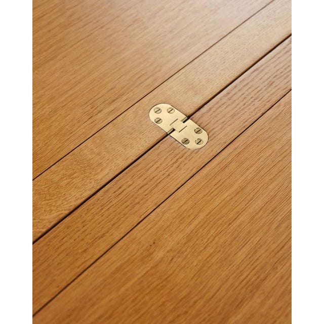 Large Brutalist Coffee Table in Oak by Tage Poulsen, Denmark, 1960s For Sale - Image 14 of 18