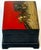 Black Imperial Russian Lacquered Papier-Mâché Troika Box, Lukutin Factory, 1880-1910 For Sale - Image 8 of 18