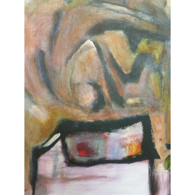 "Flock" Large Abstract Avian Oil and Acrylic Painting by Scott Spencer For Sale - Image 4 of 6