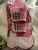 Vintage 1994 patchwork quilt reversible , 68” x 84” , one twin quilt & one standard sham /20” x 26” Red and white...
