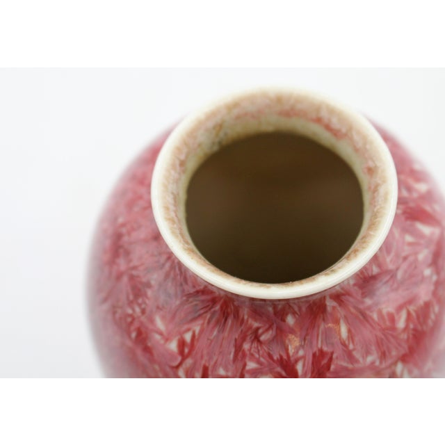 American Circa 1980s American Duly Mitchell Crystalline Glazed Porcelain Vase For Sale - Image 3 of 6