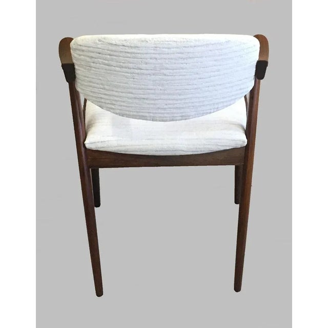 Dining Chairs in Rosewood by Kai Kristiansen for Schou Andersen, Restored with Customizable Reupholstery, 1960s, Set of 4 For Sale - Image 4 of 12