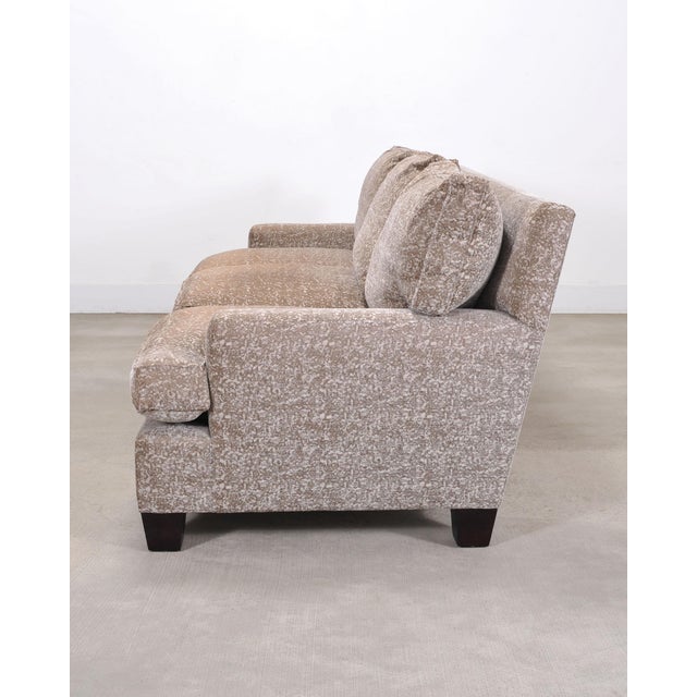 Barbara Barry for Baker Loose Back Sofa in Taupe Upholstery For Sale In Sacramento - Image 6 of 18