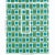 Kandira features a graphic pattern derived from woven ikats. A painterly checkerboard design with tonal variations and a...