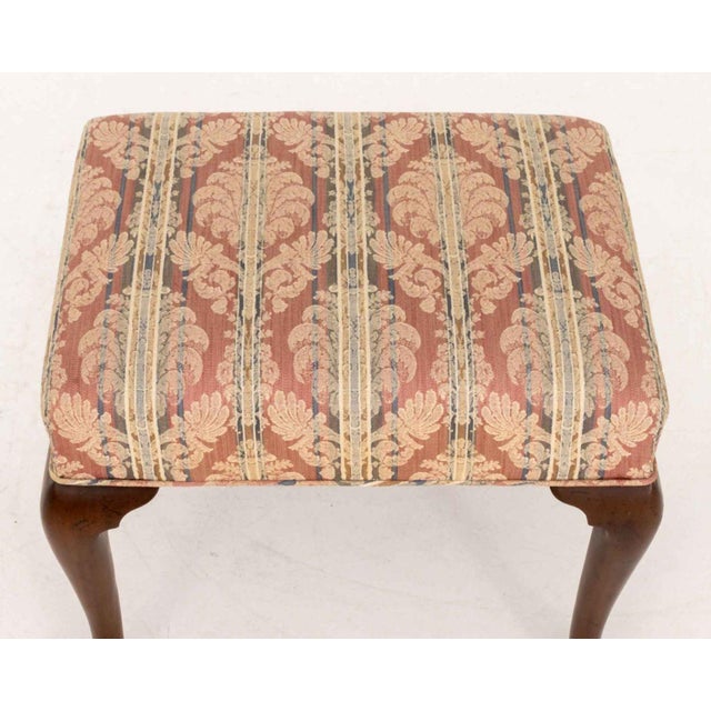 Wood Kittinger Colonial Williamsburg Mahogany Stools, 2 For Sale - Image 7 of 8