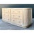 Mid-Century Modern Vintage Washed Pretzel Reed Six-Drawer Dresser For Sale - Image 3 of 12