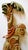1920s 1920s Polychrome Hand Carved Wood and Iron Monkey Wall Sconces - a Pair For Sale - Image 5 of 17