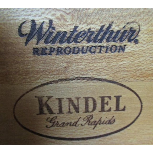 Brown 1980s Kindel Winterthur Solid Mahogany Chippendale Dresser Chest Of Drawers For Sale - Image 8 of 12
