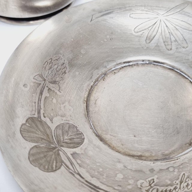 Art Nouveau Alpaca Silver Coffee Service, 1890s, Set of 7 For Sale - Image 13 of 18