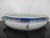 Chinese Export Canton Blue Nanking Village Armorial Porcelain Serving Bowl For Sale - Image 14 of 14