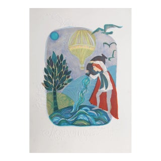 Aquarius From the Zodiac of Dreams Series, Judith Bledsoe For Sale