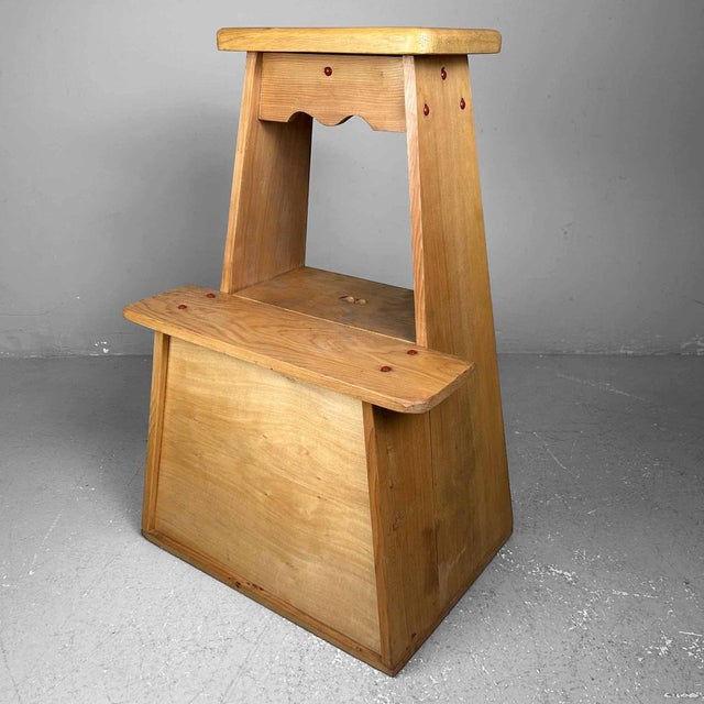 Wooden Fumidai Stepping Stool, Japan, 1970s For Sale - Image 13 of 15