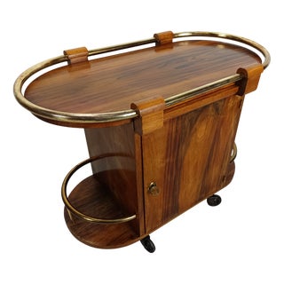 Art Deco Bar Cart, 1920s For Sale